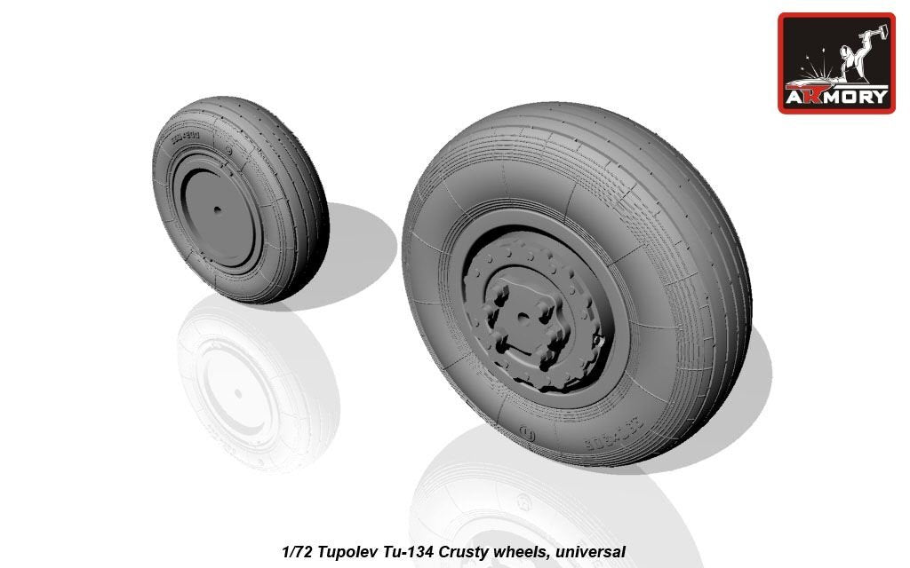 Armory Models AW72042 Tupolev Tu-134 Crusty wheels 1/72 – zdjęcie 6