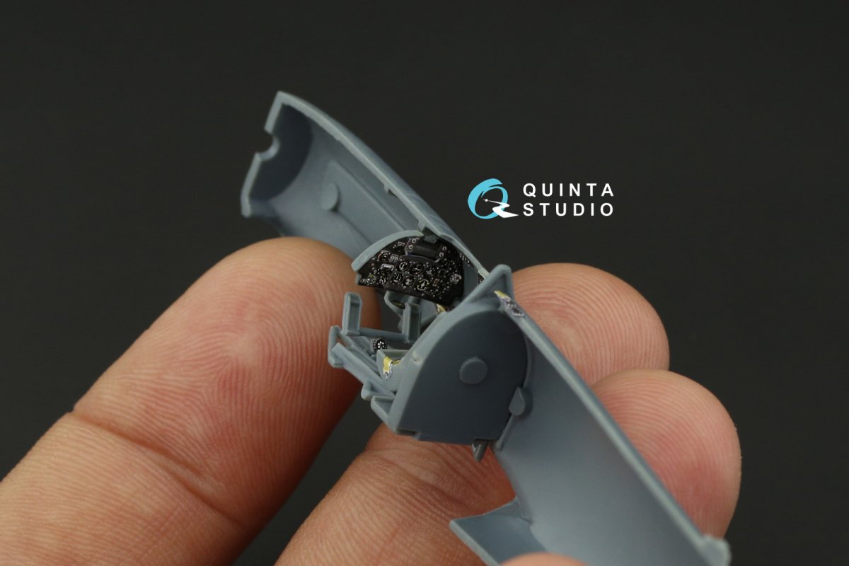 Quinta Studio QD72035 Hawker Typhoon Mk.1b (early) 3D-Printed &amp;amp; coloured Interior on decal paper (Brengun) 1/72 – zdjęcie 5