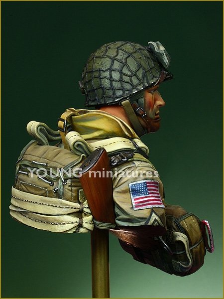 Young Miniatures YM1824 US Paratroopers 82nd Airborne Normandy 1944 1/10 – zdjęcie 2