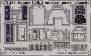 Eduard 73298 Gannet T. Mk.2 interior 1/72 TRUMPETER – zdjęcie 2