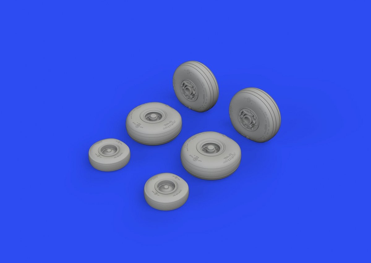 Eduard 672263 C-130 wheels ZVEZDA 1/72 – image 2