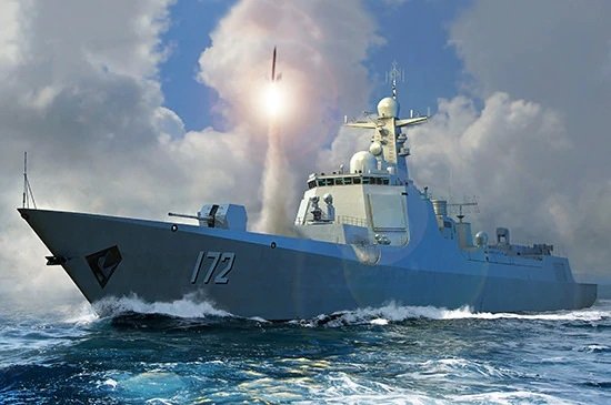 Trumpeter 06732 PLA Navy Type 052D Destroyer 1/700 – zdjęcie 2