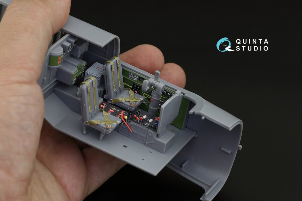 Quinta Studio QD32127 A-26B 3D-Printed &amp;amp; colored Interior on decal paper (Hobby Boss) 1/32 – image 11