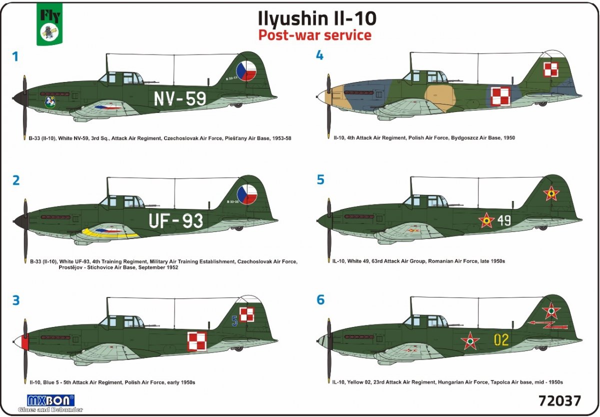 Fly 72037 Ilyushin Il-10 Post-war service 1/72 – zdjęcie 5
