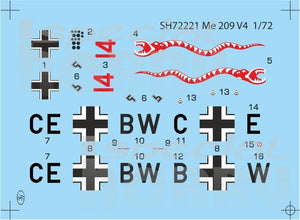 Special Hobby 72221 Messerschmitt Me 209V-4 1/72 – image 4
