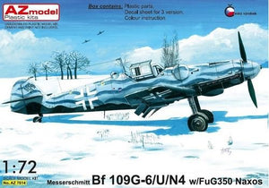 AZmodel AZ7614 Bf-109G-6/U/N4 w/FuG350 Naxos 1/72