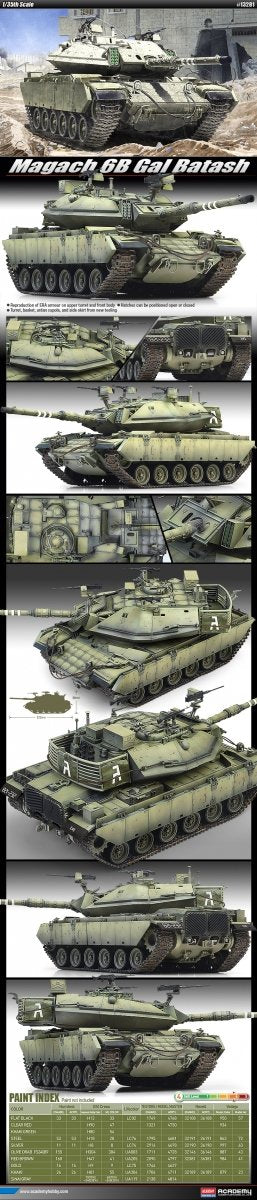 Academy 13281 Magach 6B Gal Batash 1/35 – zdjęcie 2
