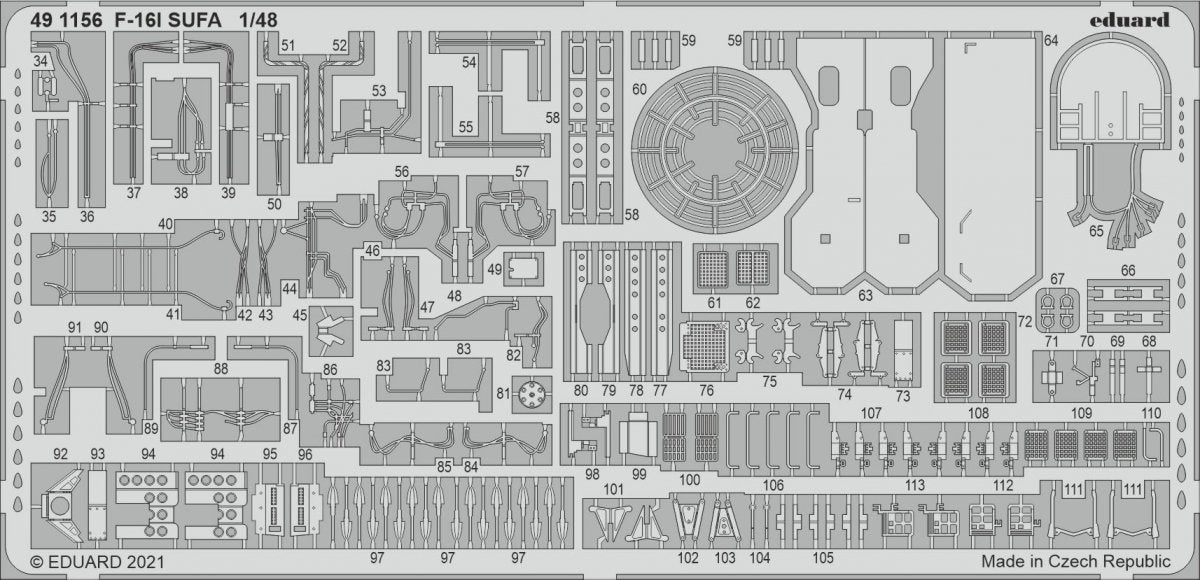 Eduard 491159 Ju 88C-6 interior for ICM 1/48