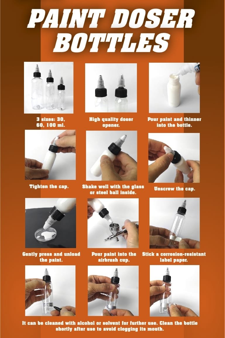 AK Interactive AK9048 Paint Doser Bottles 100ml – image 2