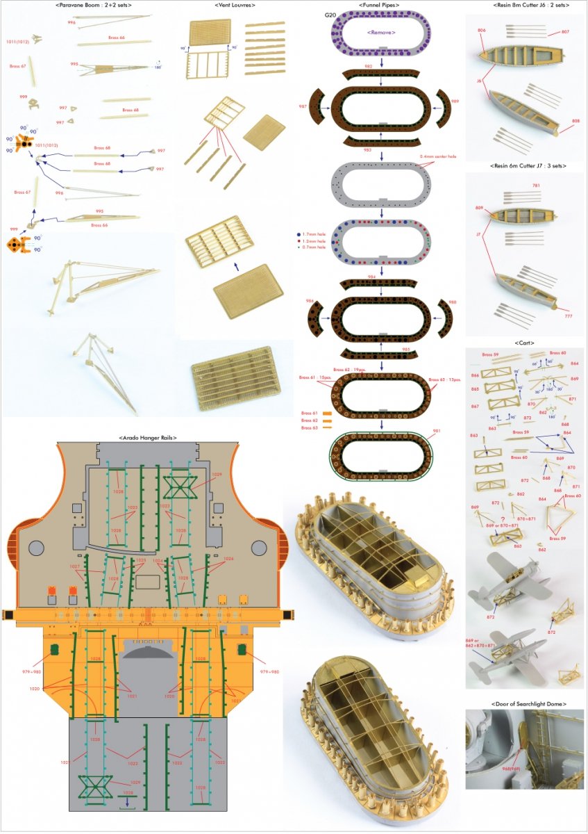 Pontos 21001F1 BISMARCK 1941 Advanced Add-on Set 1/200 – zdjęcie 11