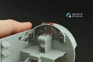 Quinta Studio QD32233 Boeing B-17E/F Pilot&amp;#39;s cockpit. 3D-Printed coloured Interior on decal paper (HK models) 1/32 – Bild 7