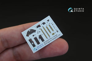 Quinta Studio QD72023 F4U-1 Corsair (Bird cage) 3D-Printed &amp;amp; coloured Interior on decal paper (for Tamiya kit) 1/72 – zdjęcie 3