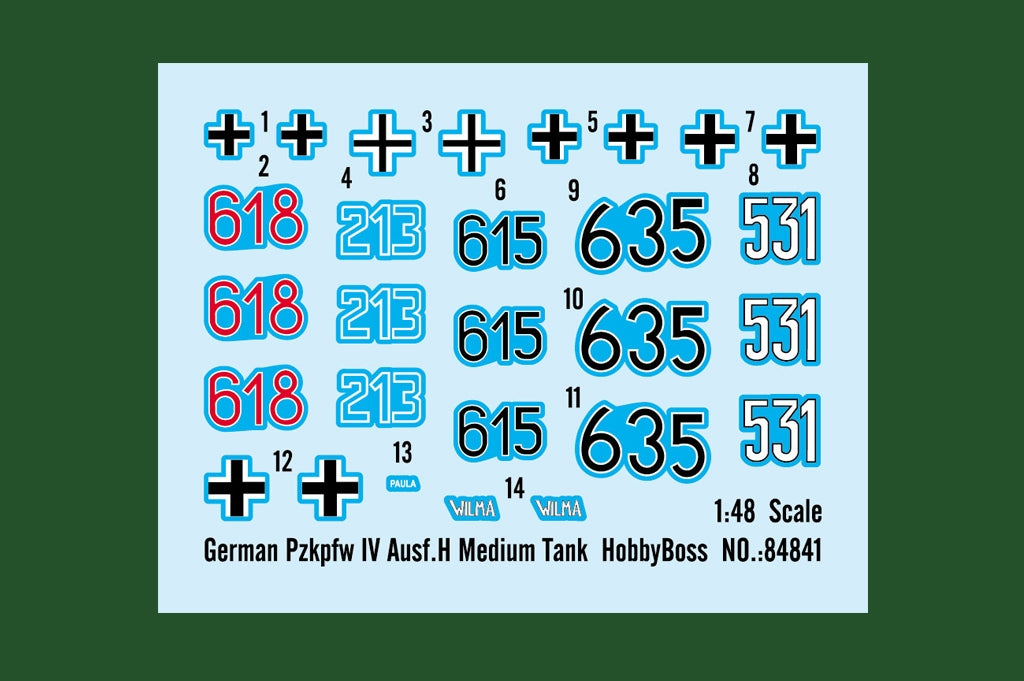 Hobby Boss 84841 German Pzkpfw IV Ausf.H Medium Tank 1/48 – zdjęcie 3