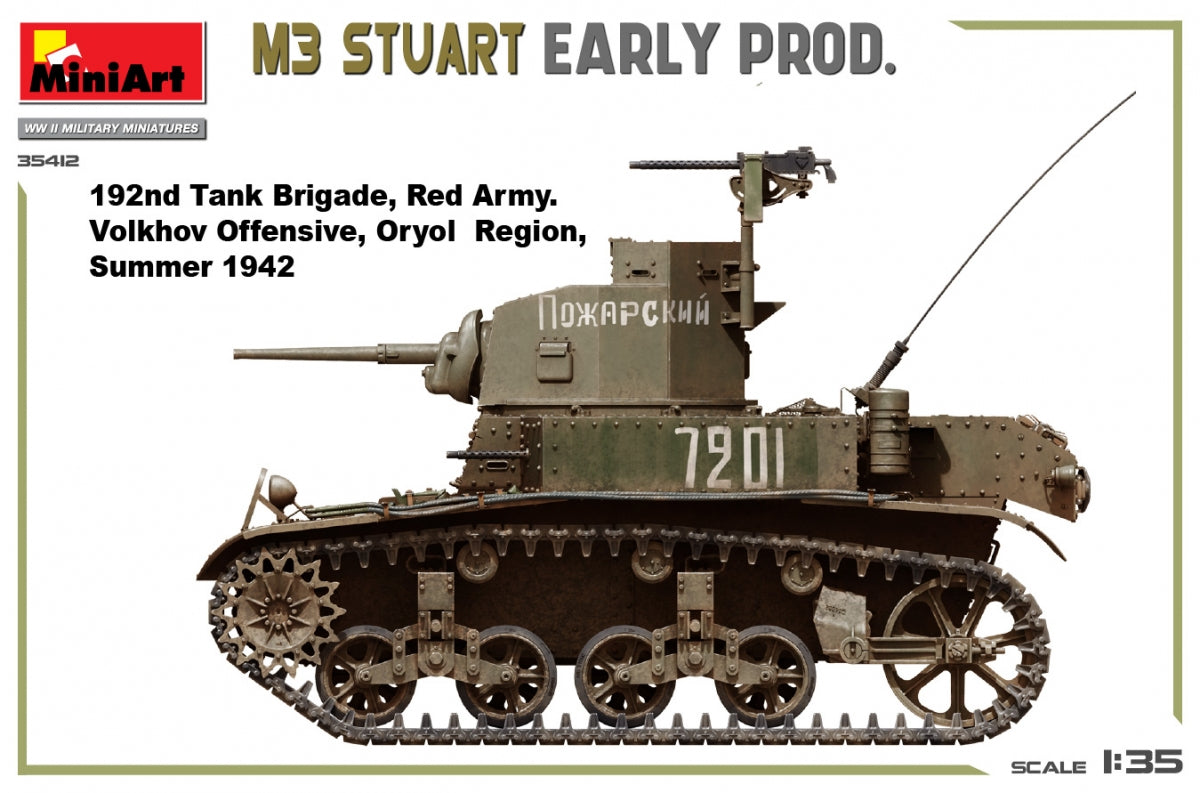 MiniArt 35412 M3 STUART EARLY PROD. 1/35 – zdjęcie 4