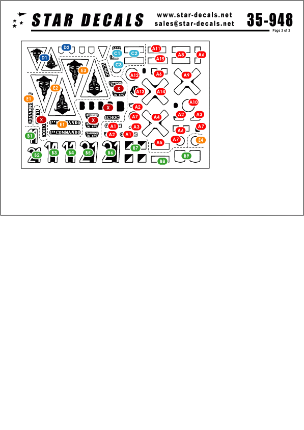 Star Decals 35-948 Modern African Wars 3 1/35 – image 2