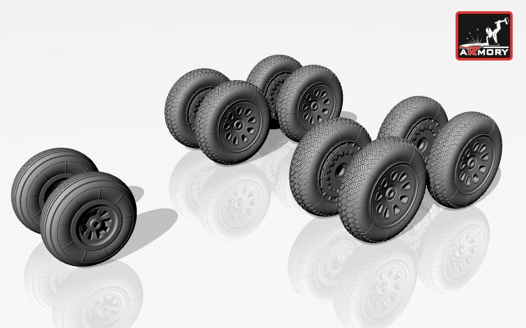 Armory Models AW72019 Antonov An-10 Cat / An-12 Cub wheels 1/72 – image 4