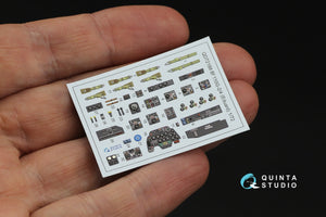Quinta Studio QD72188 Bf 110G2/4 3D-Printed &amp;amp; colored Interior on decal paper (Eduard) 1/72 – image 3