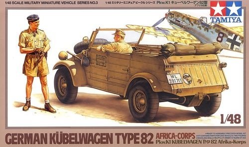 Tamiya 32503 Kuebelwagen Type 82 (Africa) 1/48