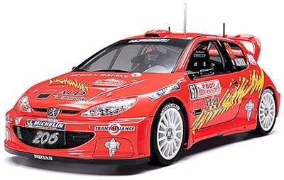 Tamiya 24283 Bozian Racing Peugeot 206 WRC Monte Carlo &amp;#39;05 1/24 – zdjęcie 3