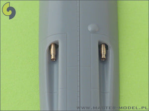 Master AM-48-011 Bf 109 G5 - G14, K armament set (MG 131 tips) &amp;amp; Pitot Tube 1/48 – zdjęcie 3