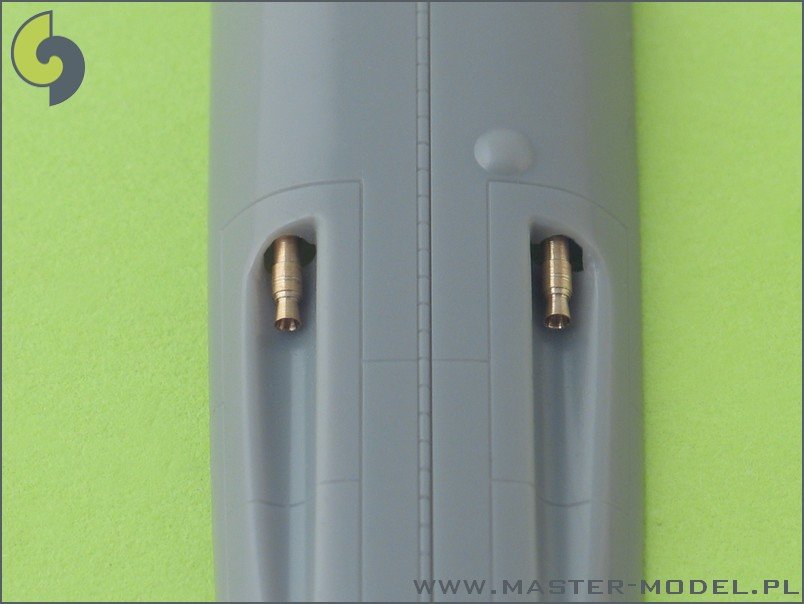 Master AM-48-011 Bf 109 G5 - G14, K armament set (MG 131 tips) &amp;amp; Pitot Tube 1/48 – zdjęcie 3