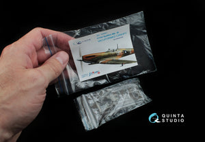Quinta Studio QC144001 Spitfire Mk.IX vacuuformed clear canopy, 3 pcs (for Eduard kit) 1/144 – image 5