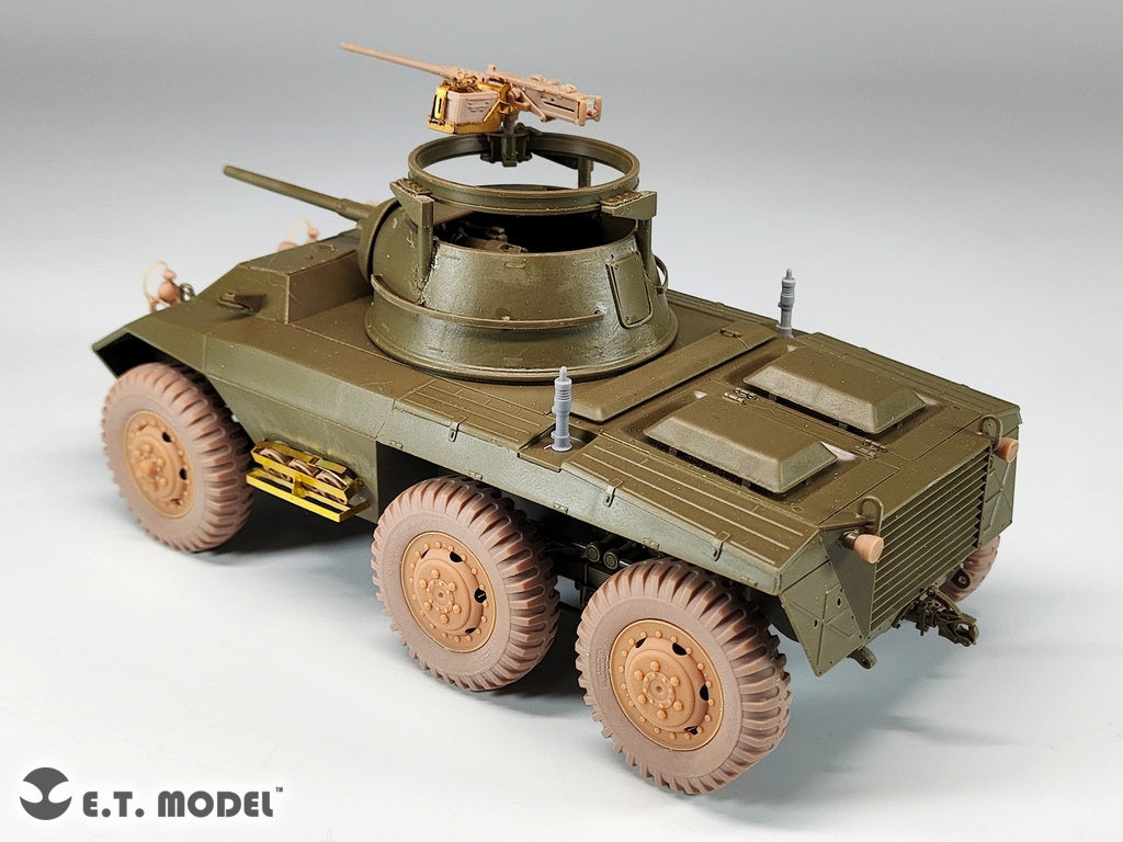 ET Model P35-150 USArmy M8/M20 Light Armored Car Sagged Wheels For TAMIYA Kit 1/35 – image 5