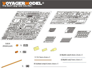 Voyager Model PE35303 WWII German Panzer.IV Ausf.D mit 75mm Kw.K.40 L/43 basic For DRAGON 6330 1/35 – zdjęcie 5