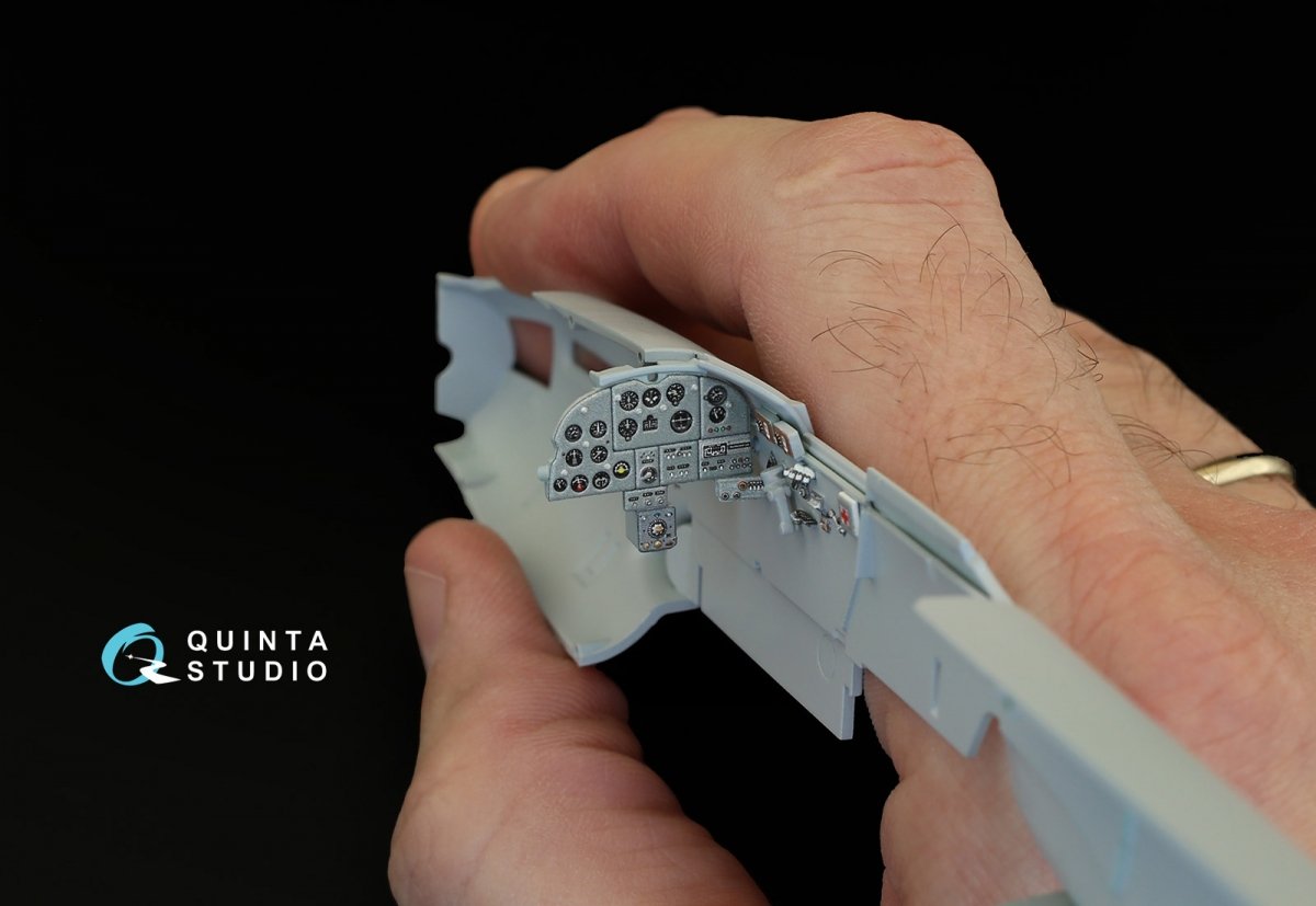 Quinta Studio QD48072 Il-2 Single seat 3D-Printed &amp;amp; coloured Interior on decal paper (for kit) 1/48 – zdjęcie 6