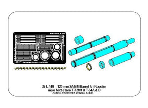 Aber 35L-148 125mm 2A46M Barrel for Russian Tank T-72M1 &amp;amp;amp;amp;amp;amp;amp;amp;amp; T-64A/B 1/35 – image 17