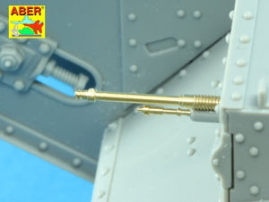 Aber 35L-196 Barrels for British WWI Tank Mk.I Female or 0.303 Vickers gun x 4 8mm Hotchkiss m.1909 x 1 1/35 – zdjęcie 7