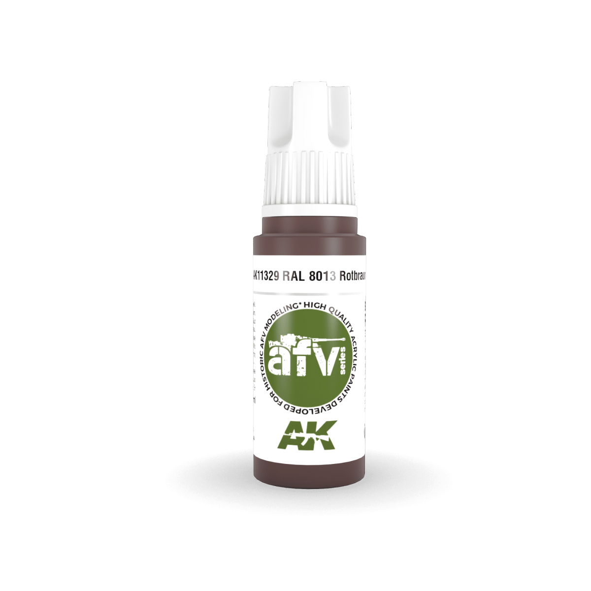 AK Interactive AK11329 RAL 8013 Rotbraun 17ml – zdjęcie 2