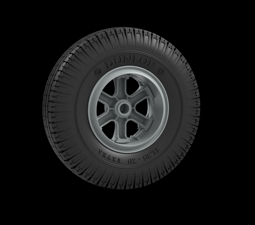 Panzer Art RE35-798 Sd.Kfz 8 Early front wheels (Fulda) 1/35 – zdjęcie 2