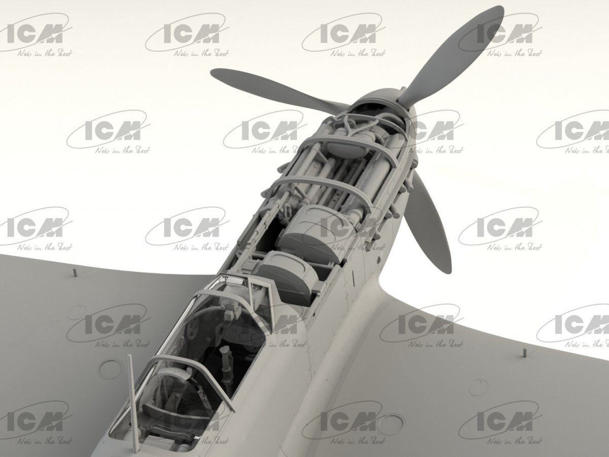 ICM 32091 Yak-9K, WWII Soviet fighter 1/32 – zdjęcie 10
