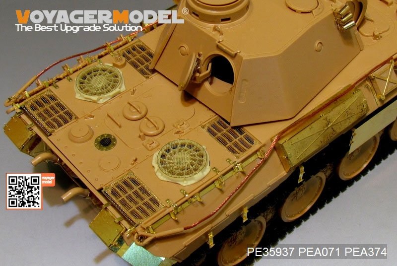 Voyager Model PE35937 WWII German Panther D Tanks Basic For MENG TS-038 1/35 – zdjęcie 8