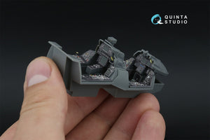 Quinta Studio QDS-48593 F-14D Super Tomcat 3D-Printed &amp;amp; coloured Interior on decal paper (GWH) (Small version) 1/48 – zdjęcie 9