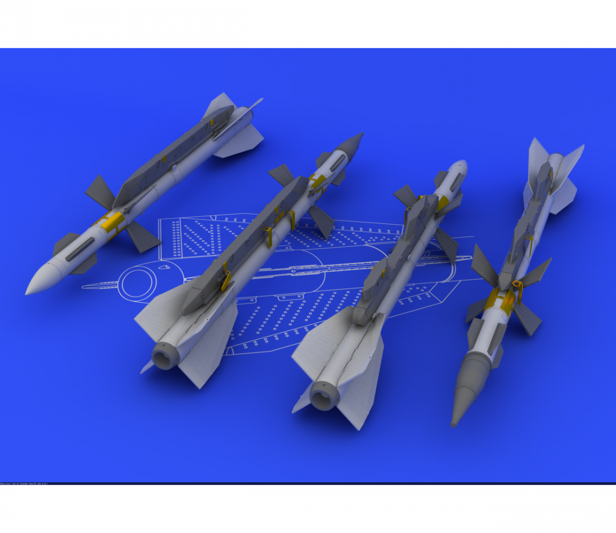 Eduard SIN64813 RUSSIAN MODERN AIRCRAFT MISSILES 1/48 – zdjęcie 5