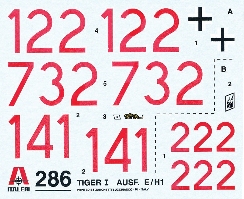 Italeri 0286 Tiger I Ausf. E/H1 1/35 – image 3