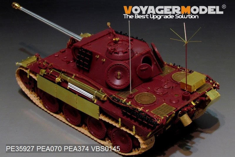 Voyager Model PE35927 WWII German Panther A Late Version For MENG TS-035 1/35 – zdjęcie 9