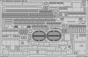 Eduard 53194 HMS Hood pt. 6 superstructure TRUMPETER 1/200