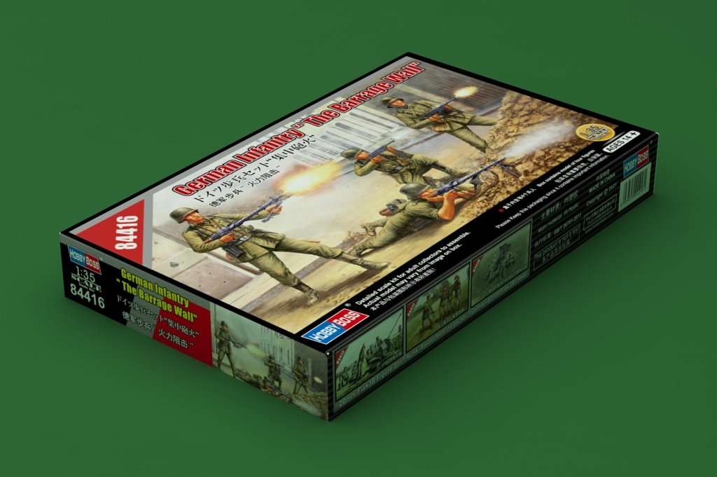 Hobby Boss 84416 German Infantry &amp;quot;The Barrage Wall&amp;quot; 1/35 – zdjęcie 2