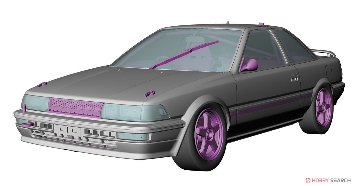 Hasegawa HC37 ADVAN Corolla Levin AE92 1989 Inter TEC 1/24 – zdjęcie 5