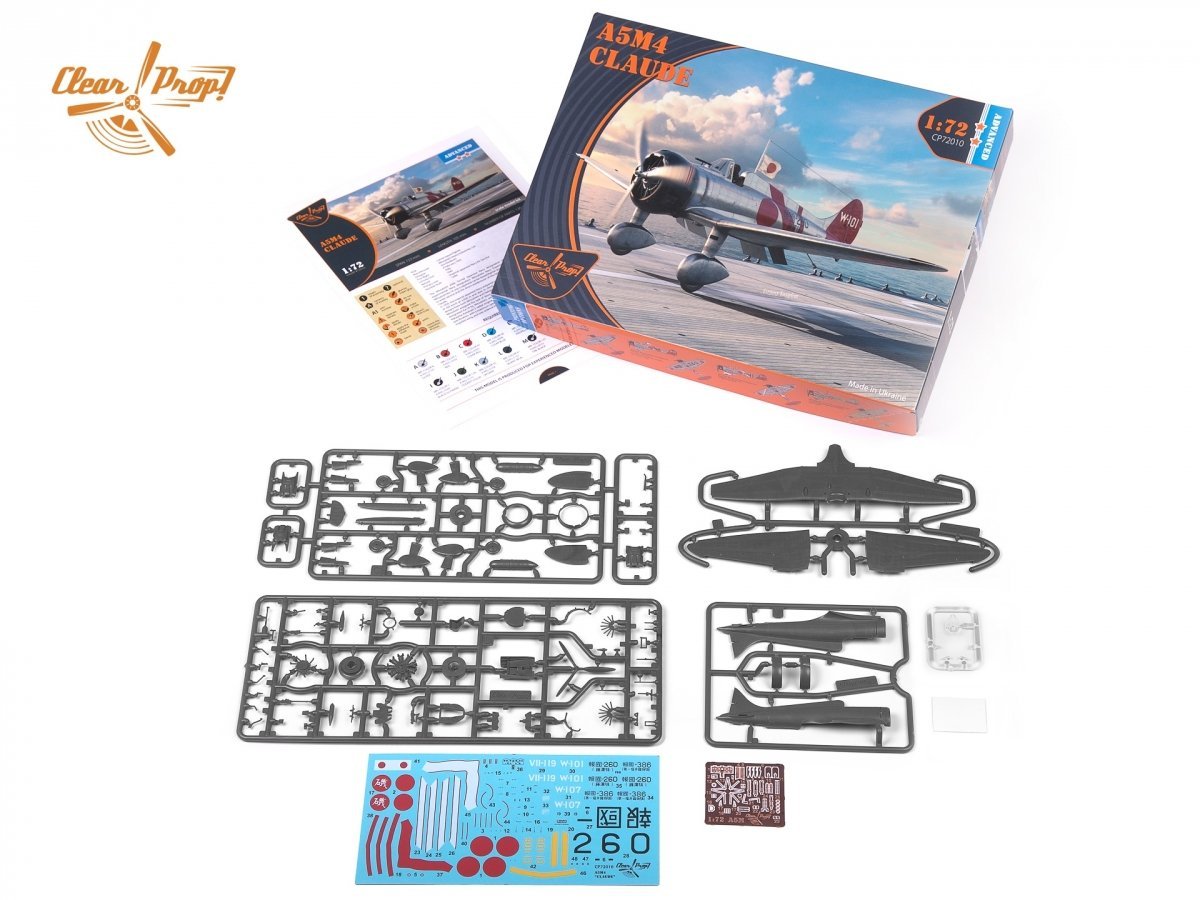 Clear Prop! CP72010 A5M4 Claude ADVANCED KIT 1/72 – image 3