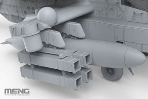 Meng Model QS-005S AH-64 D Saraf - Heavy Attack Helicopter (Israeli Air Force) with Figures 1/35 – zdjęcie 11