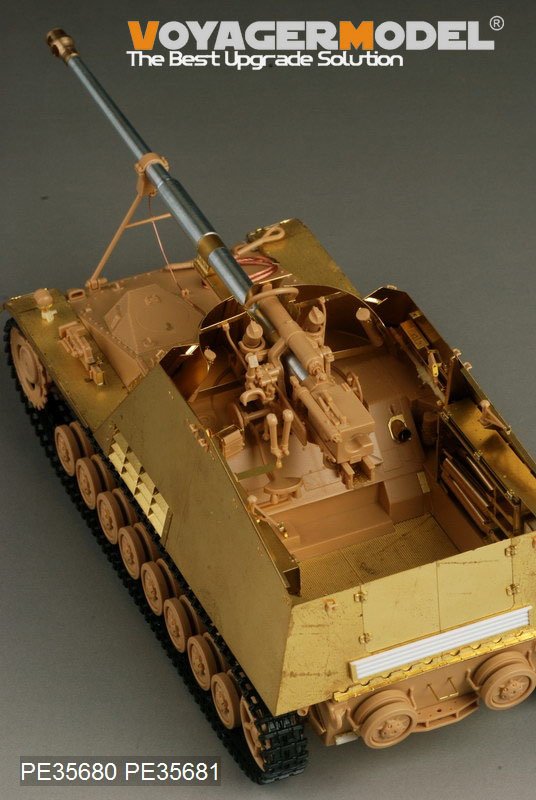Voyager Model PE35680 WWII German Sd.Kfz. 164 Nashorn B ver include Gun barrel (For TAMIYA 35335) 1/35 – zdjęcie 6