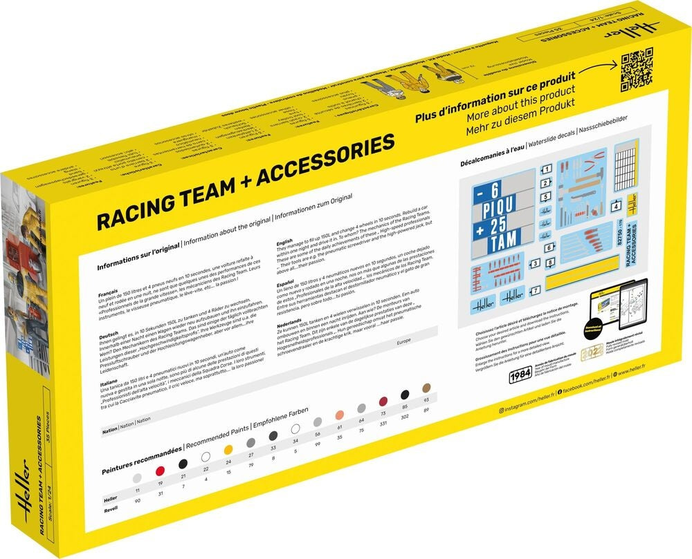 Heller 82750 Racing Team and Accessories 1/24 – zdjęcie 2
