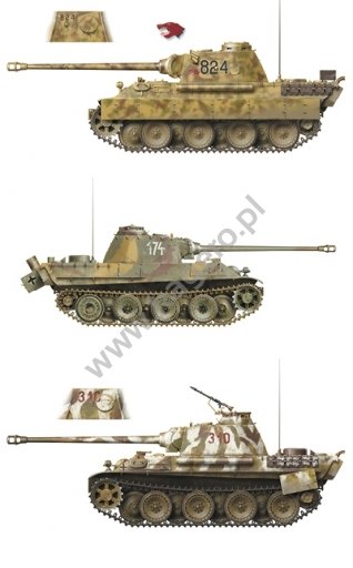 Kagero 15031 Pz.Kpfw. V Panther In Attack &amp;amp; Defence (kalkomania) PL/EN – immagine 5