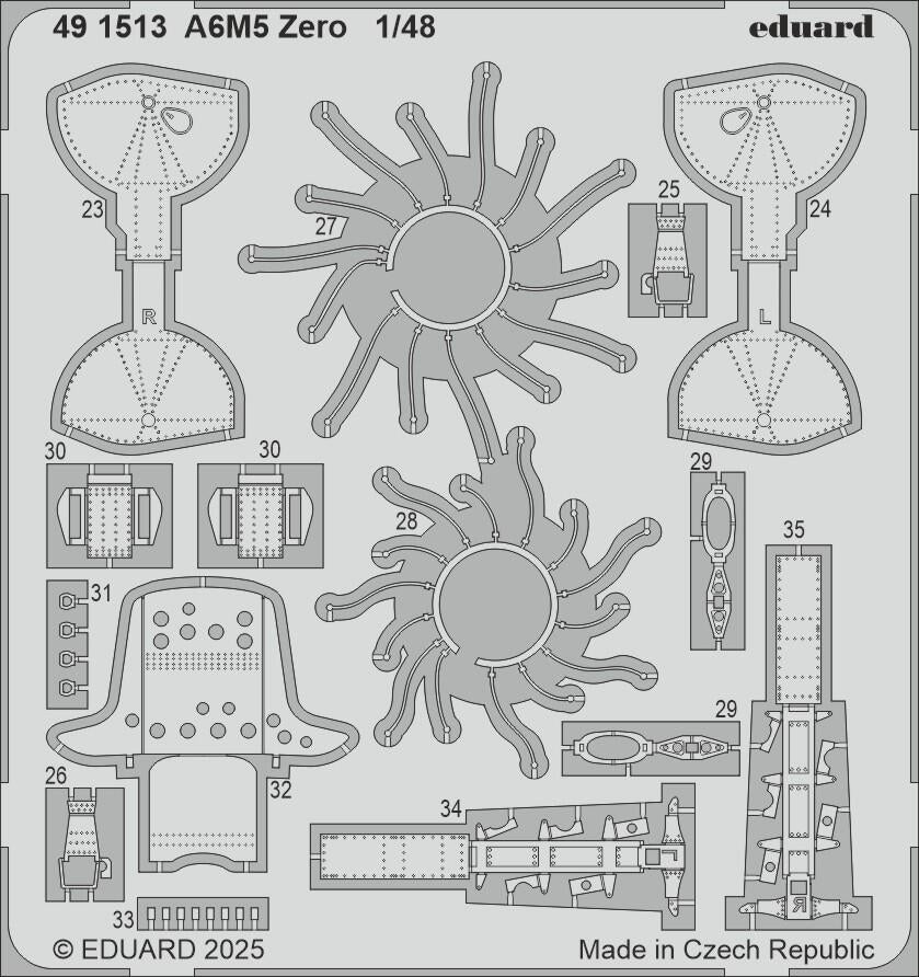 Eduard BIG49455 A6M5 Zero FINE MOLDS 1/48