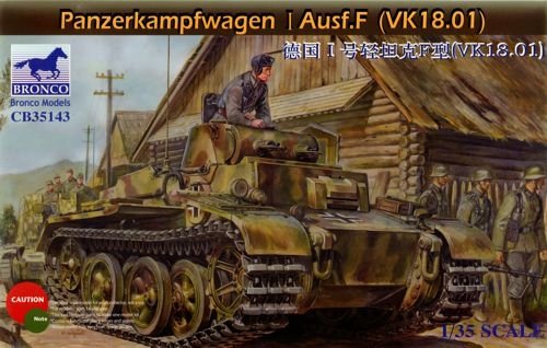 Bronco CB35143 Panzerkampfwagen I Ausf.F (VK18.01) 1/35