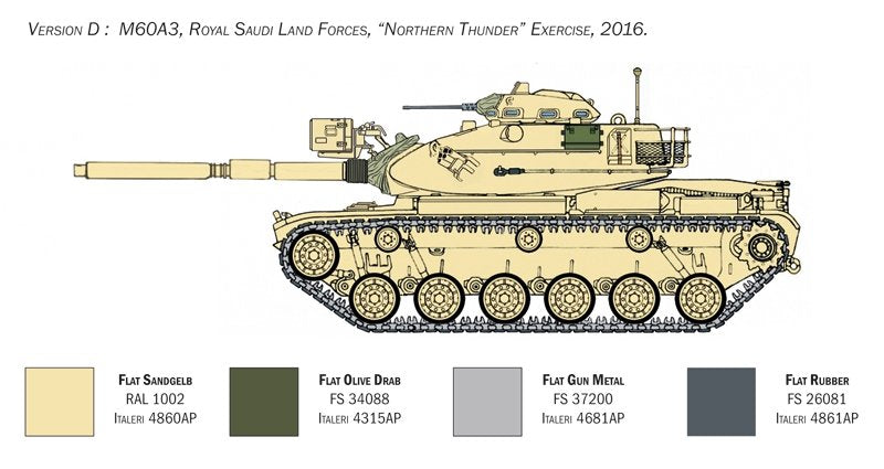 Italeri 6582 M60A3 1/35 – image 6
